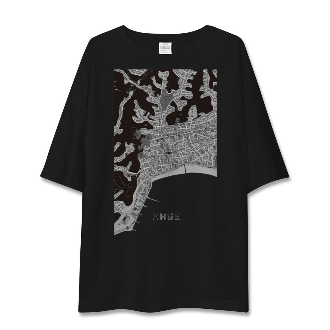 【長谷(神奈川県)】地図柄ビッグシルエットTシャツ