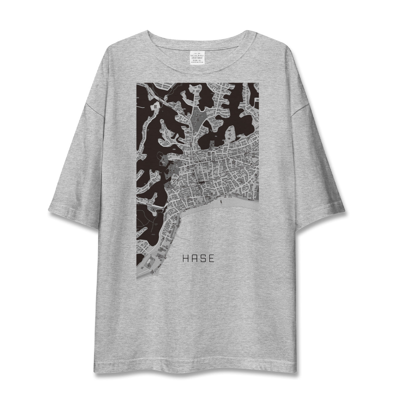 【長谷(神奈川県)】地図柄ビッグシルエットTシャツ