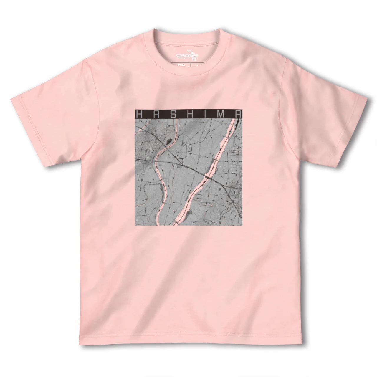 【羽島(岐阜県)】地図柄ヘビーウェイトTシャツ