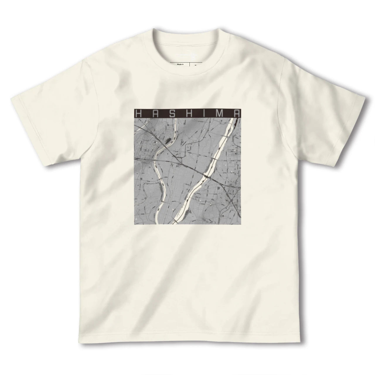 【羽島(岐阜県)】地図柄ヘビーウェイトTシャツ