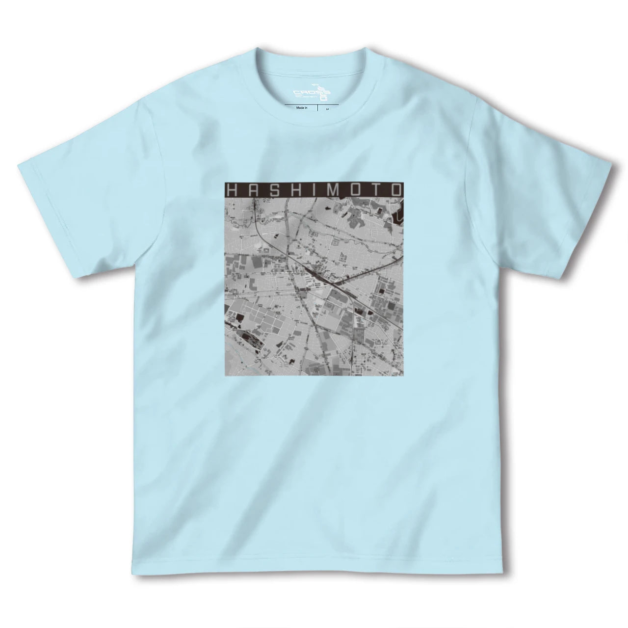 【橋本(神奈川県)】地図柄ヘビーウェイトTシャツ