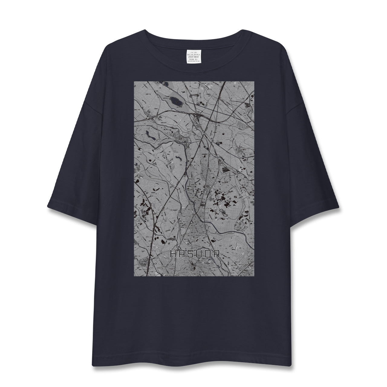 【蓮田(埼玉県)】地図柄ビッグシルエットTシャツ
