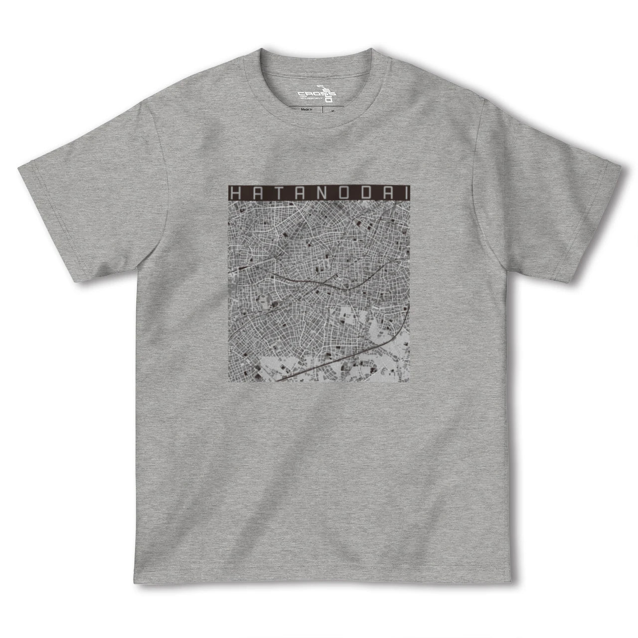 【旗の台(東京都)】地図柄ヘビーウェイトTシャツ