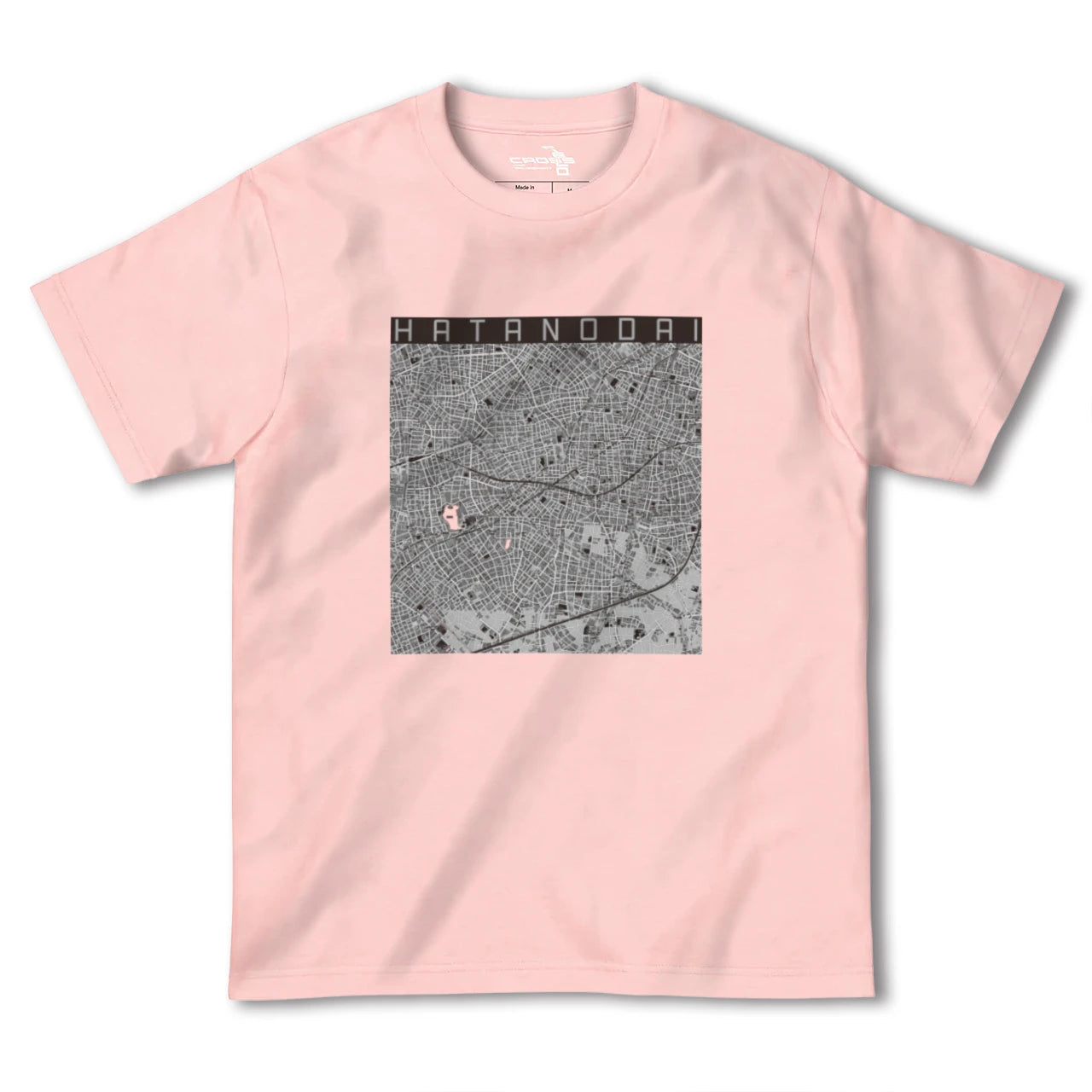 【旗の台(東京都)】地図柄ヘビーウェイトTシャツ