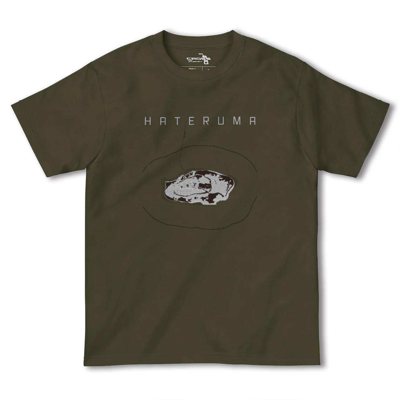 【波照間(沖縄県)】地図柄ヘビーウェイトTシャツ