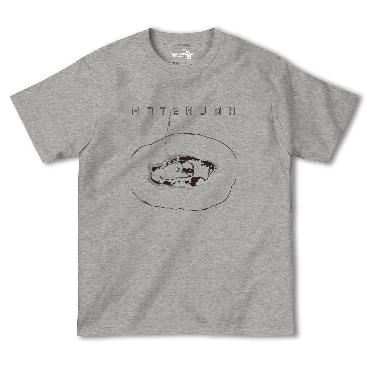 【波照間(沖縄県)】地図柄ヘビーウェイトTシャツ