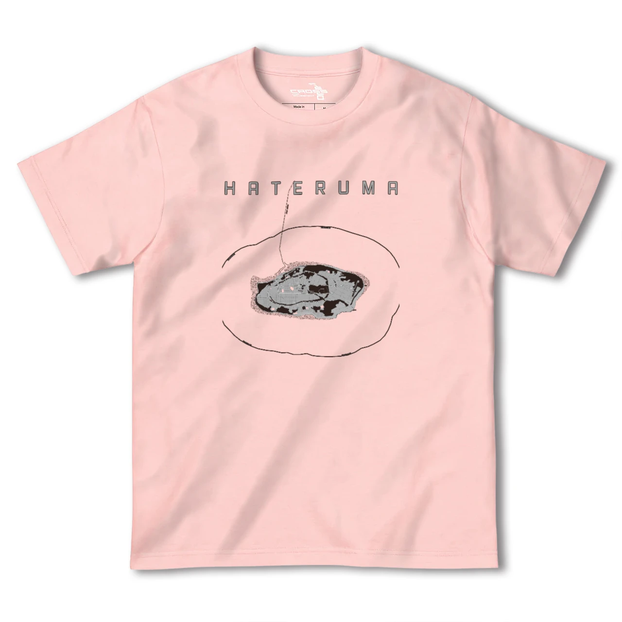 【波照間(沖縄県)】地図柄ヘビーウェイトTシャツ