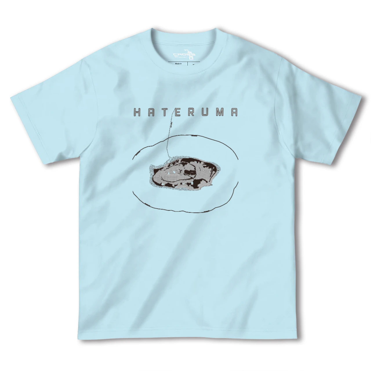 【波照間(沖縄県)】地図柄ヘビーウェイトTシャツ