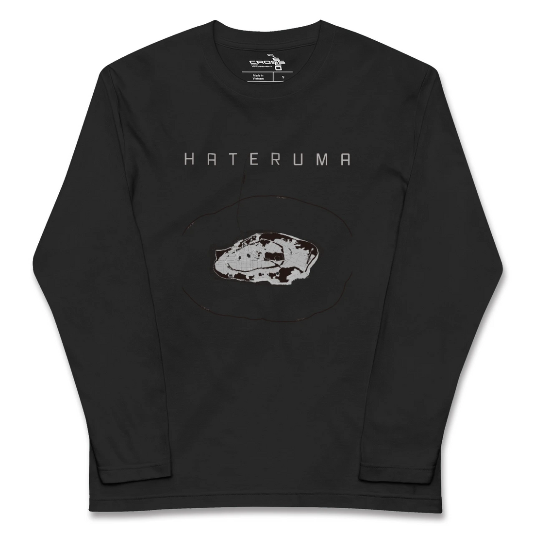 【波照間(沖縄県)】地図柄ロングスリーブTシャツ