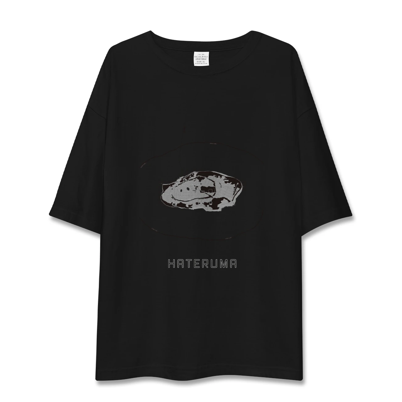 【波照間(沖縄県)】地図柄ビッグシルエットTシャツ
