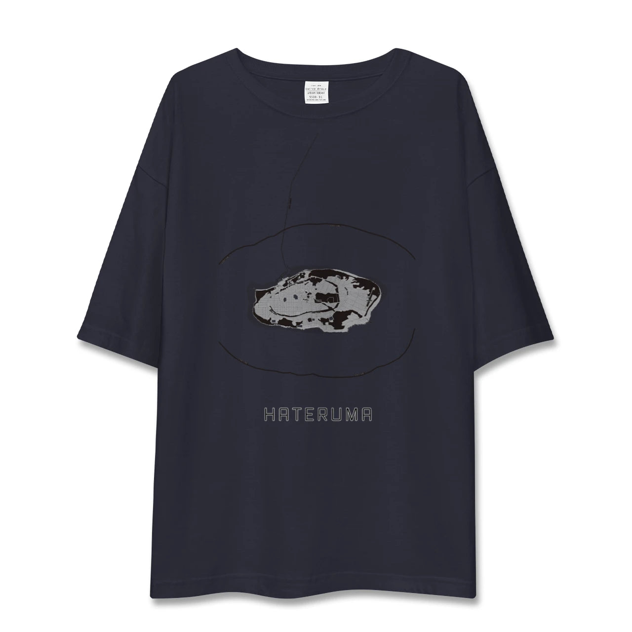 【波照間(沖縄県)】地図柄ビッグシルエットTシャツ