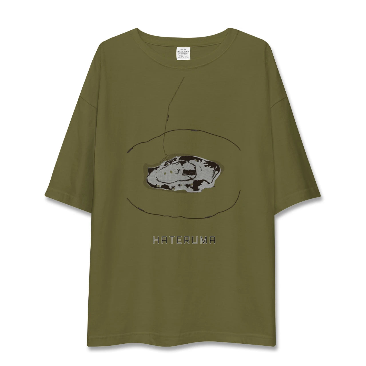 【波照間(沖縄県)】地図柄ビッグシルエットTシャツ