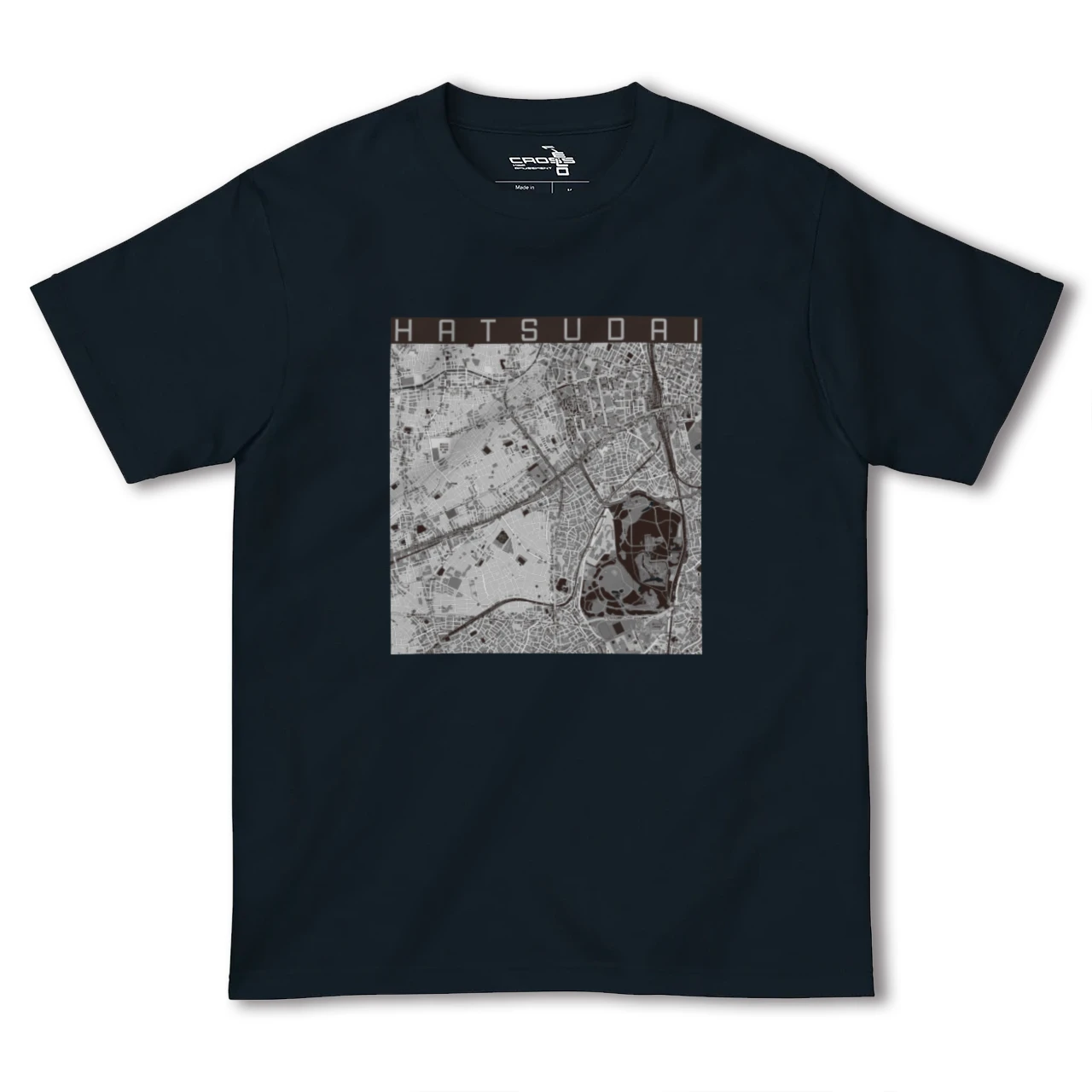 【初台(東京都)】地図柄ヘビーウェイトTシャツ