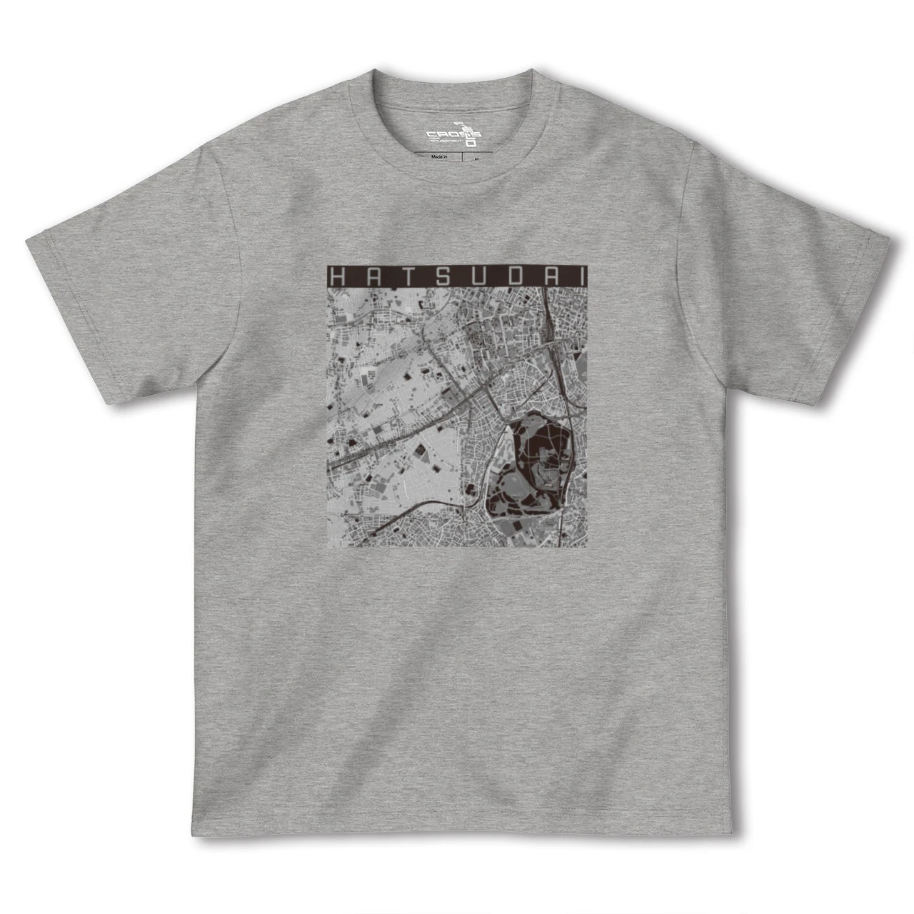 【初台(東京都)】地図柄ヘビーウェイトTシャツ