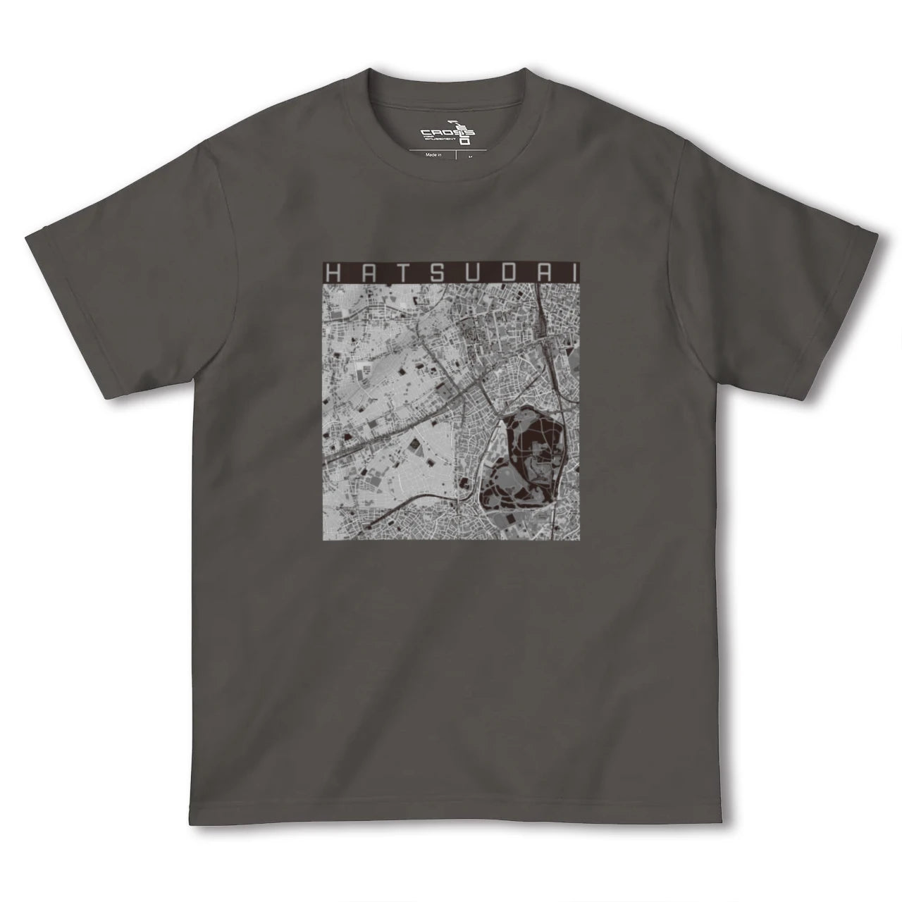 【初台(東京都)】地図柄ヘビーウェイトTシャツ
