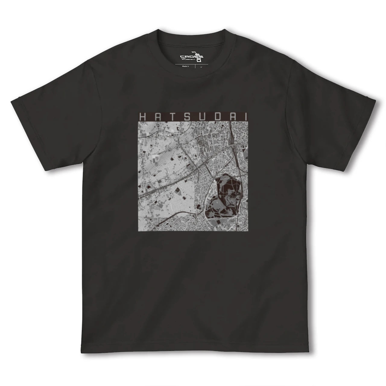 【初台(東京都)】地図柄ヘビーウェイトTシャツ
