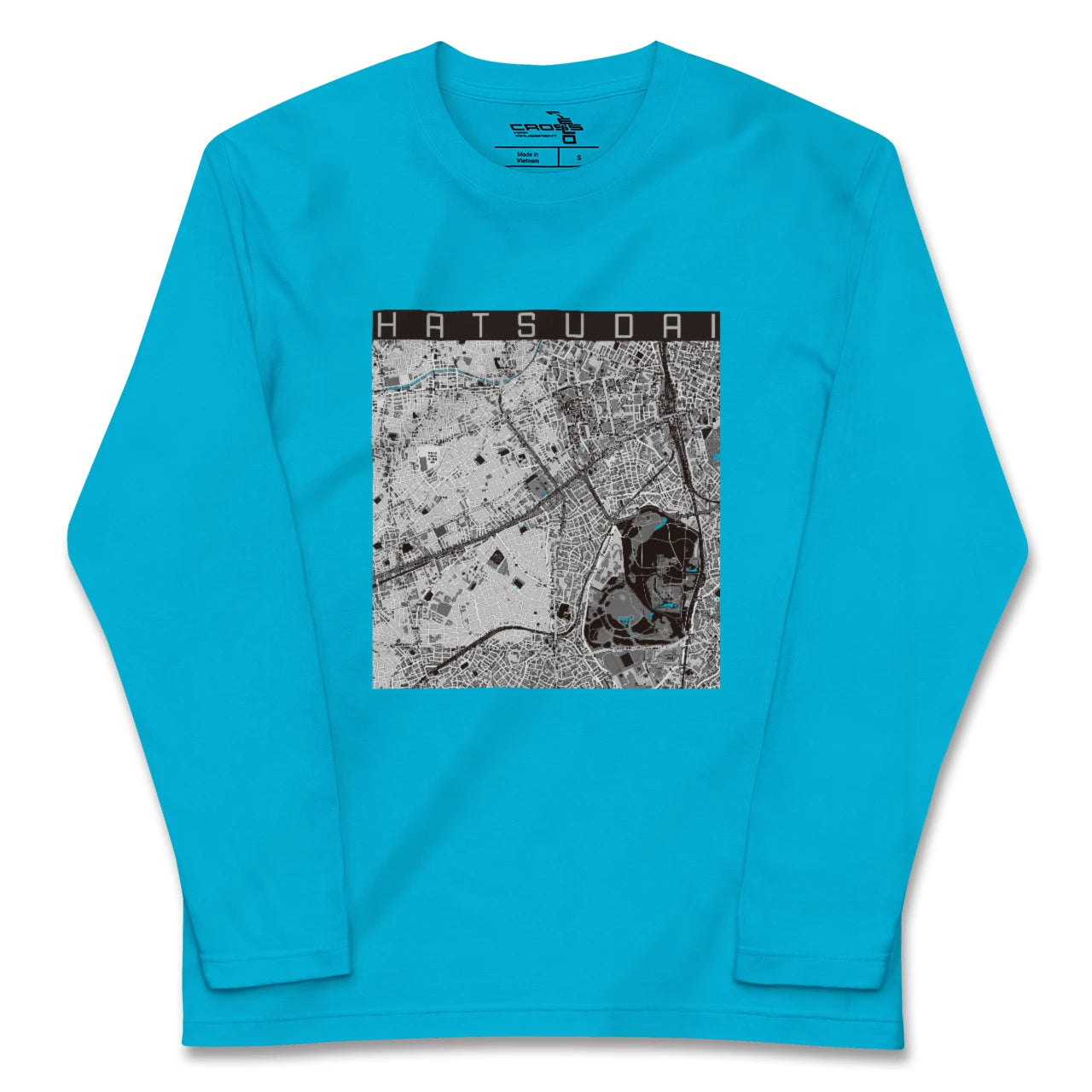 【初台(東京都)】地図柄ロングスリーブTシャツ