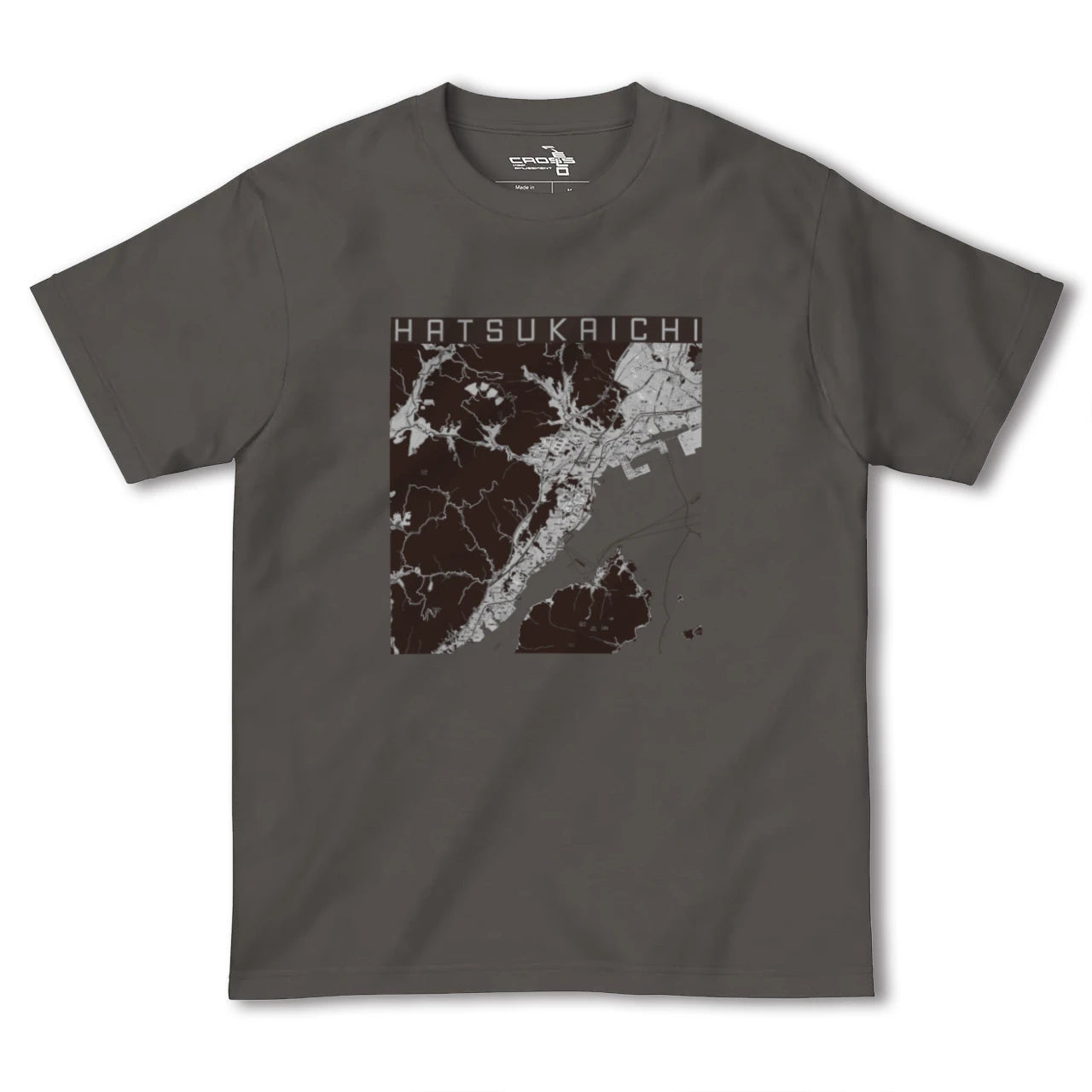 【廿日市(広島県)】地図柄ヘビーウェイトTシャツ