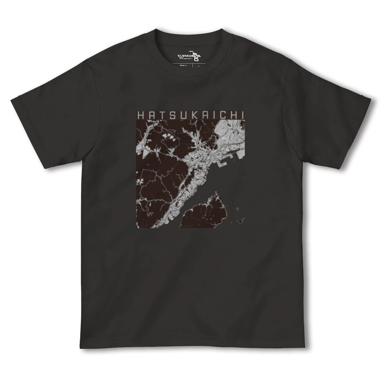 【廿日市(広島県)】地図柄ヘビーウェイトTシャツ