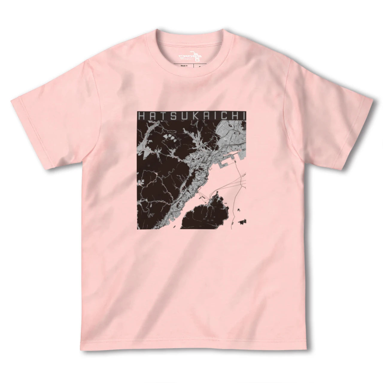 【廿日市(広島県)】地図柄ヘビーウェイトTシャツ