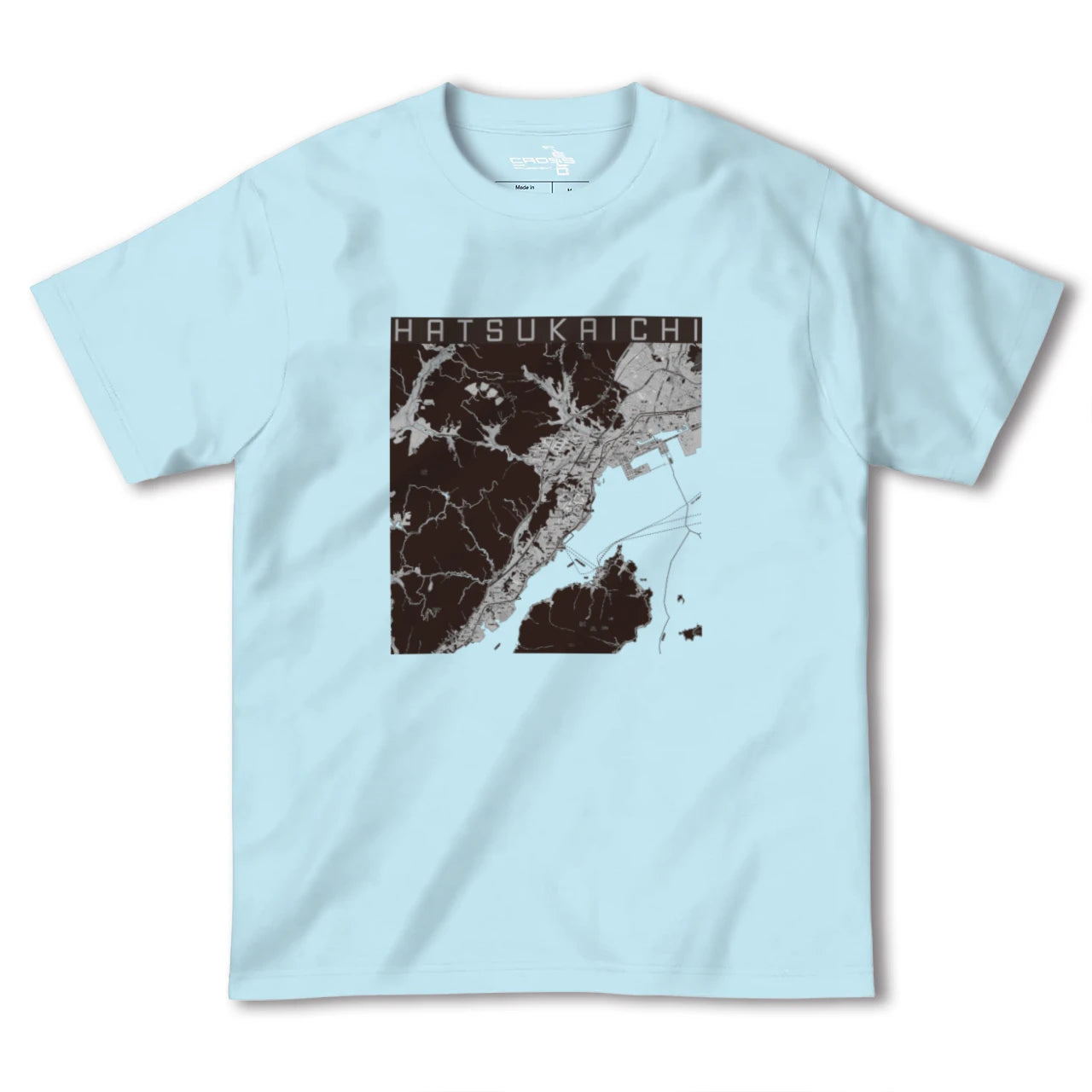 【廿日市(広島県)】地図柄ヘビーウェイトTシャツ