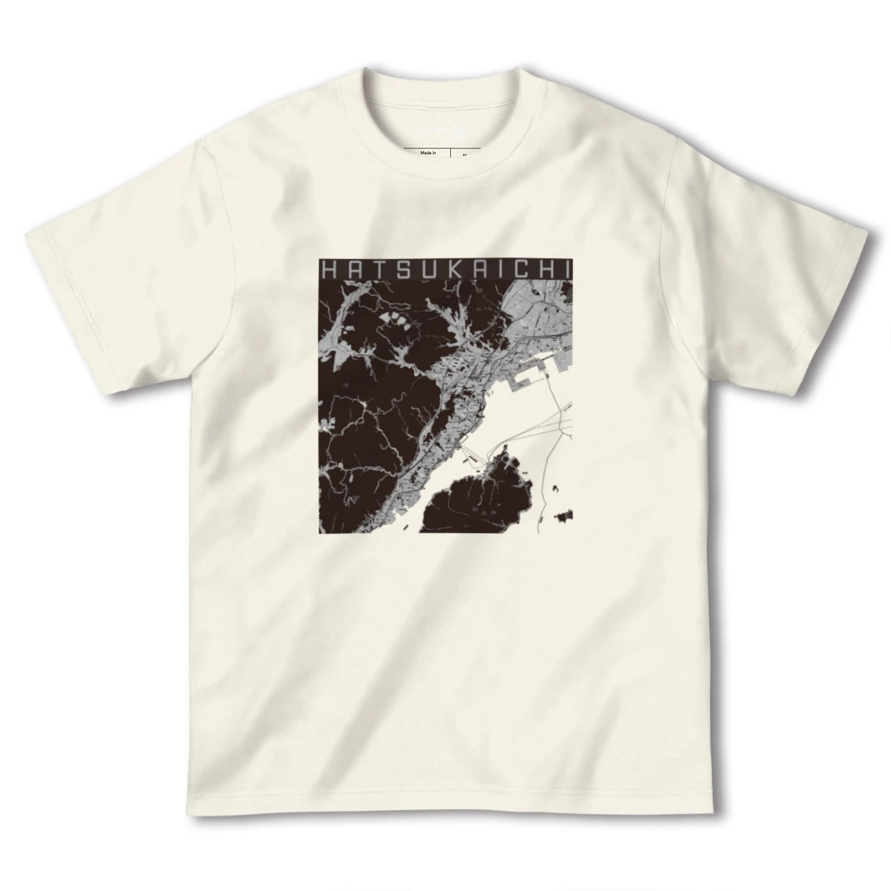 【廿日市(広島県)】地図柄ヘビーウェイトTシャツ