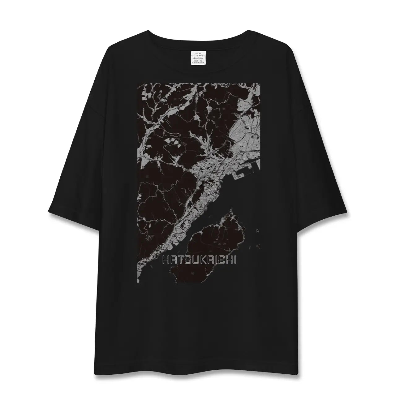 【廿日市(広島県)】地図柄ビッグシルエットTシャツ