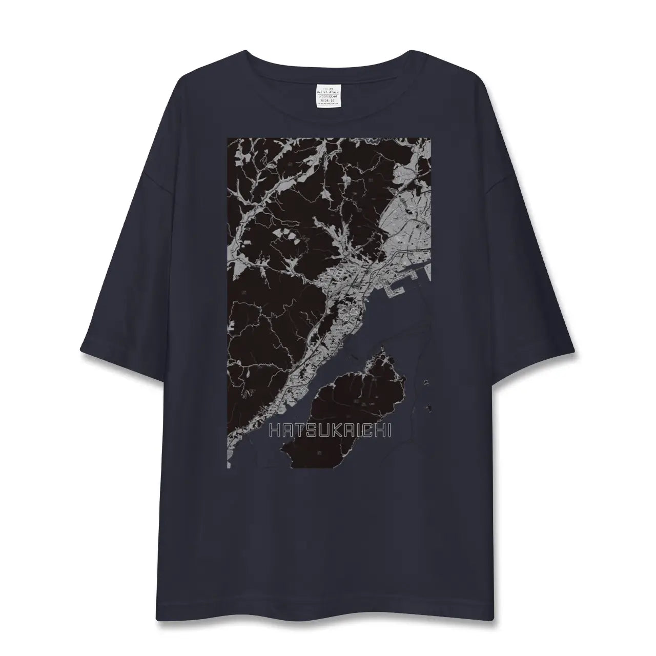 【廿日市(広島県)】地図柄ビッグシルエットTシャツ