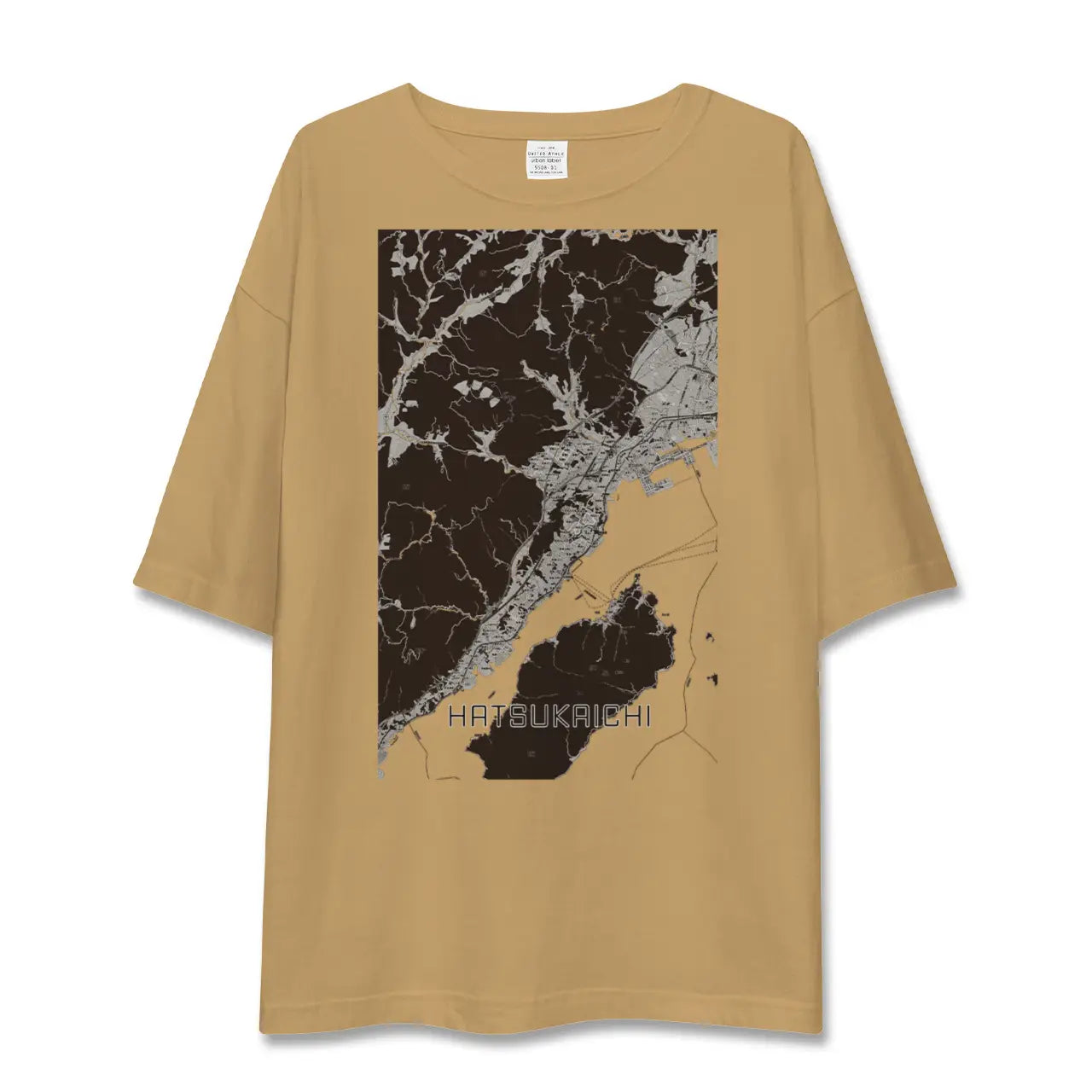 【廿日市(広島県)】地図柄ビッグシルエットTシャツ