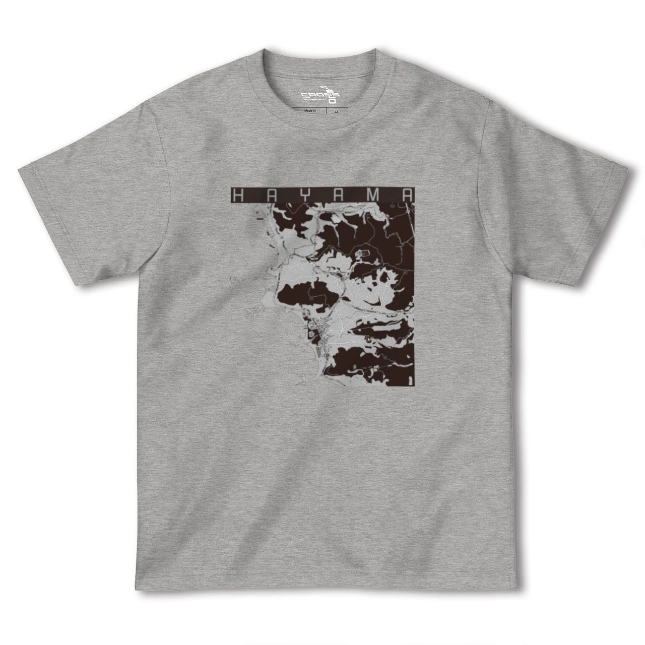 【葉山(神奈川県)】地図柄ヘビーウェイトTシャツ