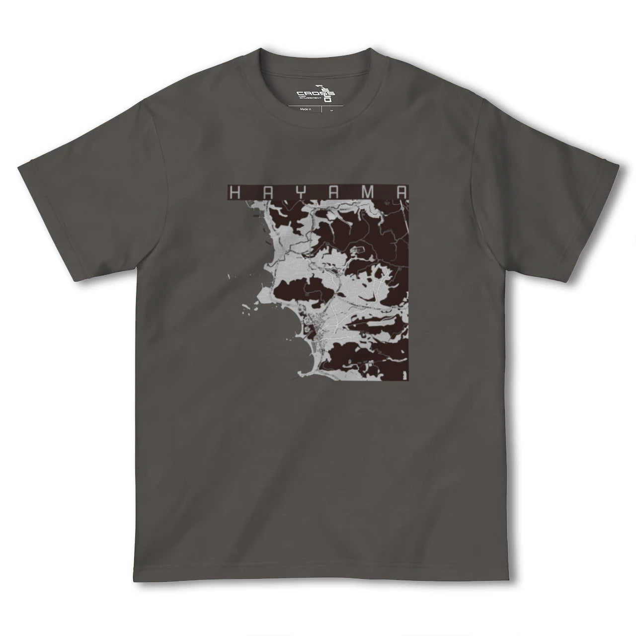 【葉山(神奈川県)】地図柄ヘビーウェイトTシャツ