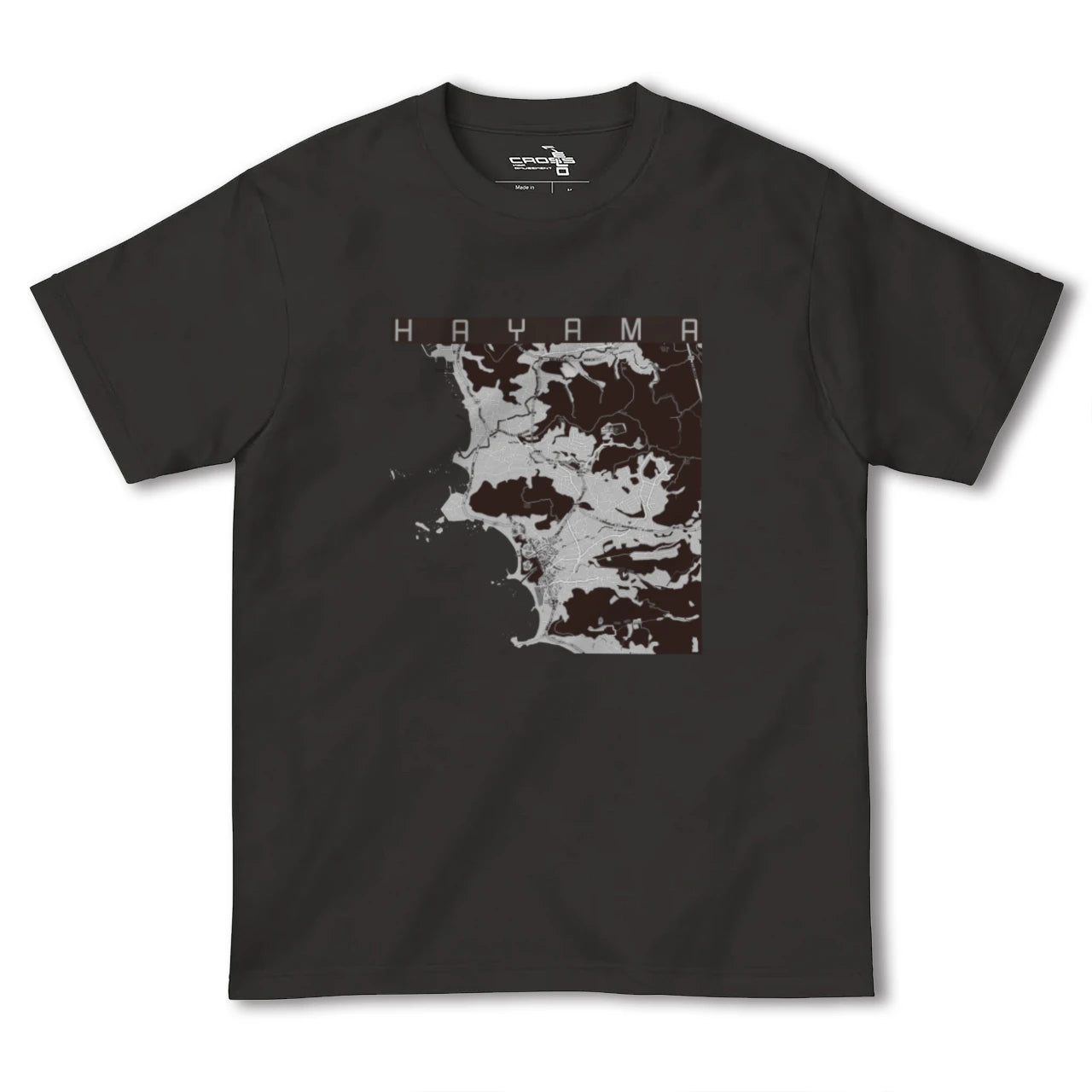 【葉山(神奈川県)】地図柄ヘビーウェイトTシャツ