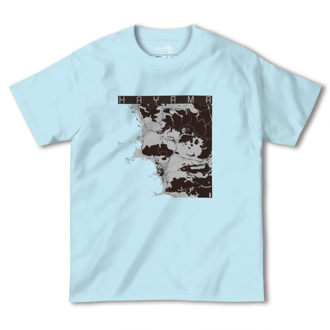 【葉山(神奈川県)】地図柄ヘビーウェイトTシャツ