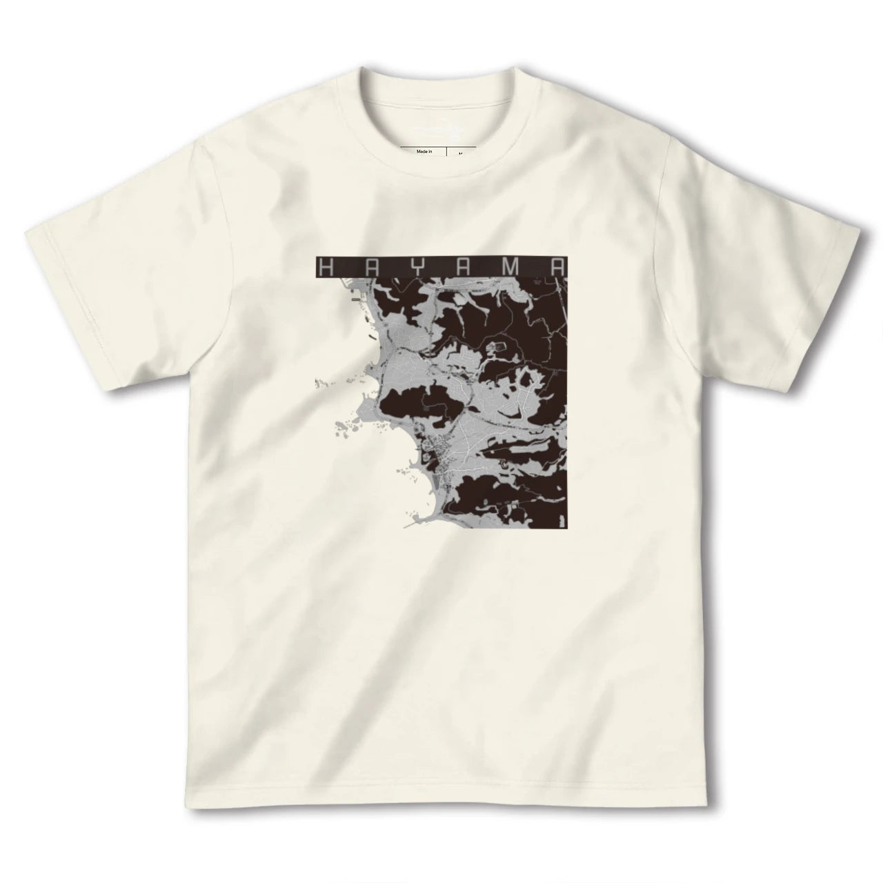 【葉山(神奈川県)】地図柄ヘビーウェイトTシャツ