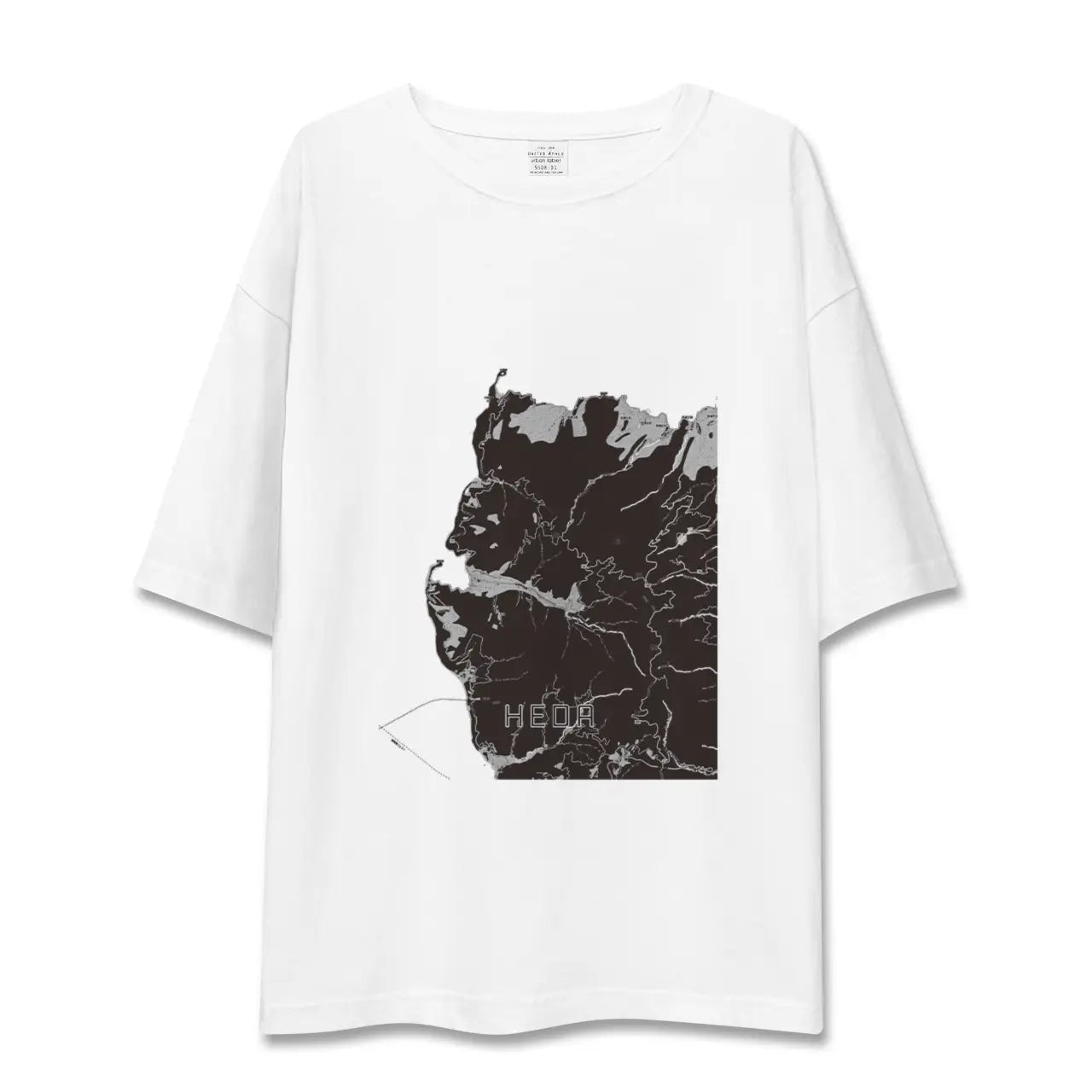 【戸田(静岡県)(静岡県)】地図柄ビッグシルエットTシャツ