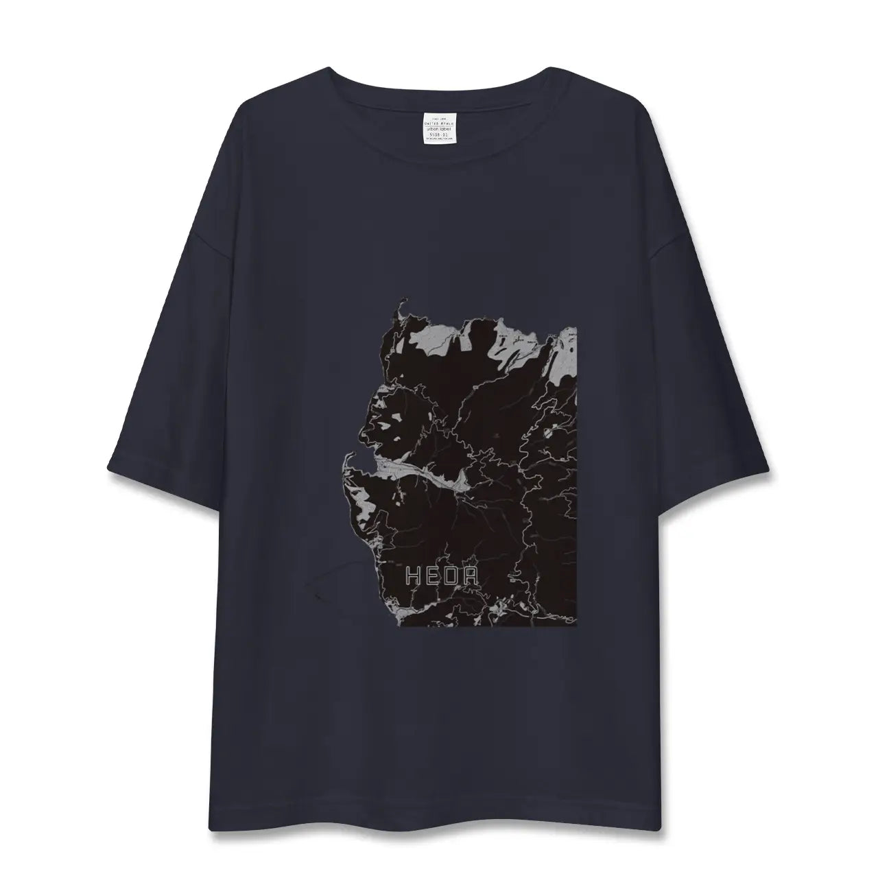【戸田(静岡県)(静岡県)】地図柄ビッグシルエットTシャツ