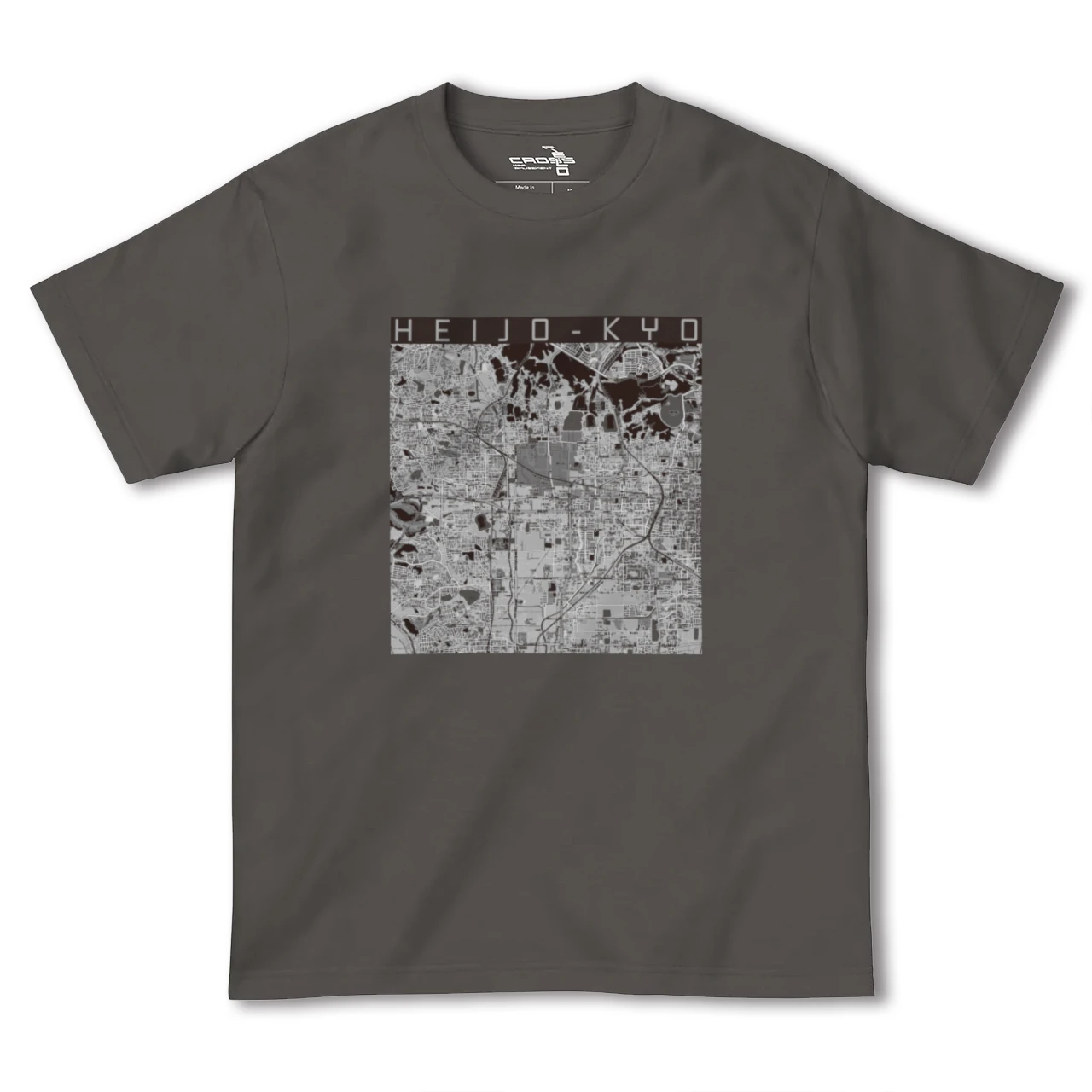 【平城京(奈良県)】地図柄ヘビーウェイトTシャツ