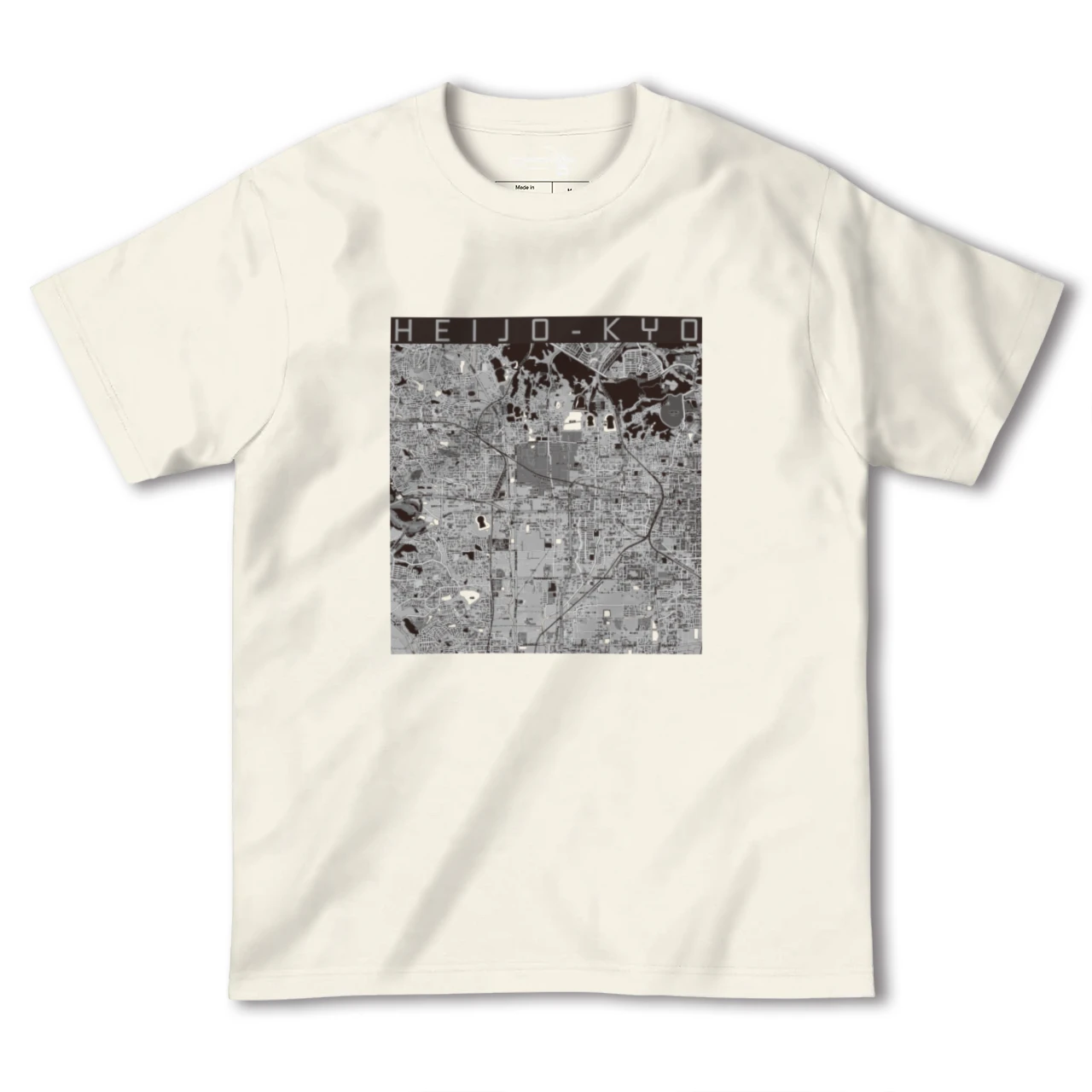 【平城京(奈良県)】地図柄ヘビーウェイトTシャツ