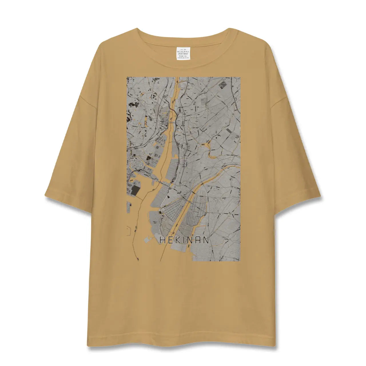 【碧南(愛知県)】地図柄ビッグシルエットTシャツ