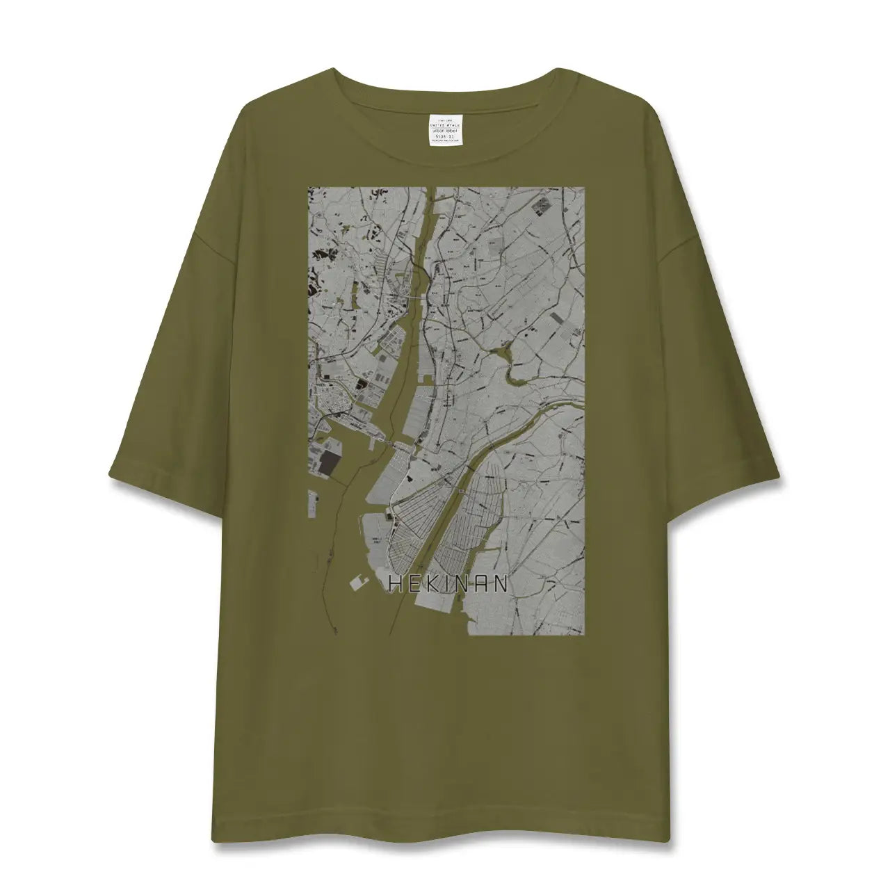 【碧南(愛知県)】地図柄ビッグシルエットTシャツ