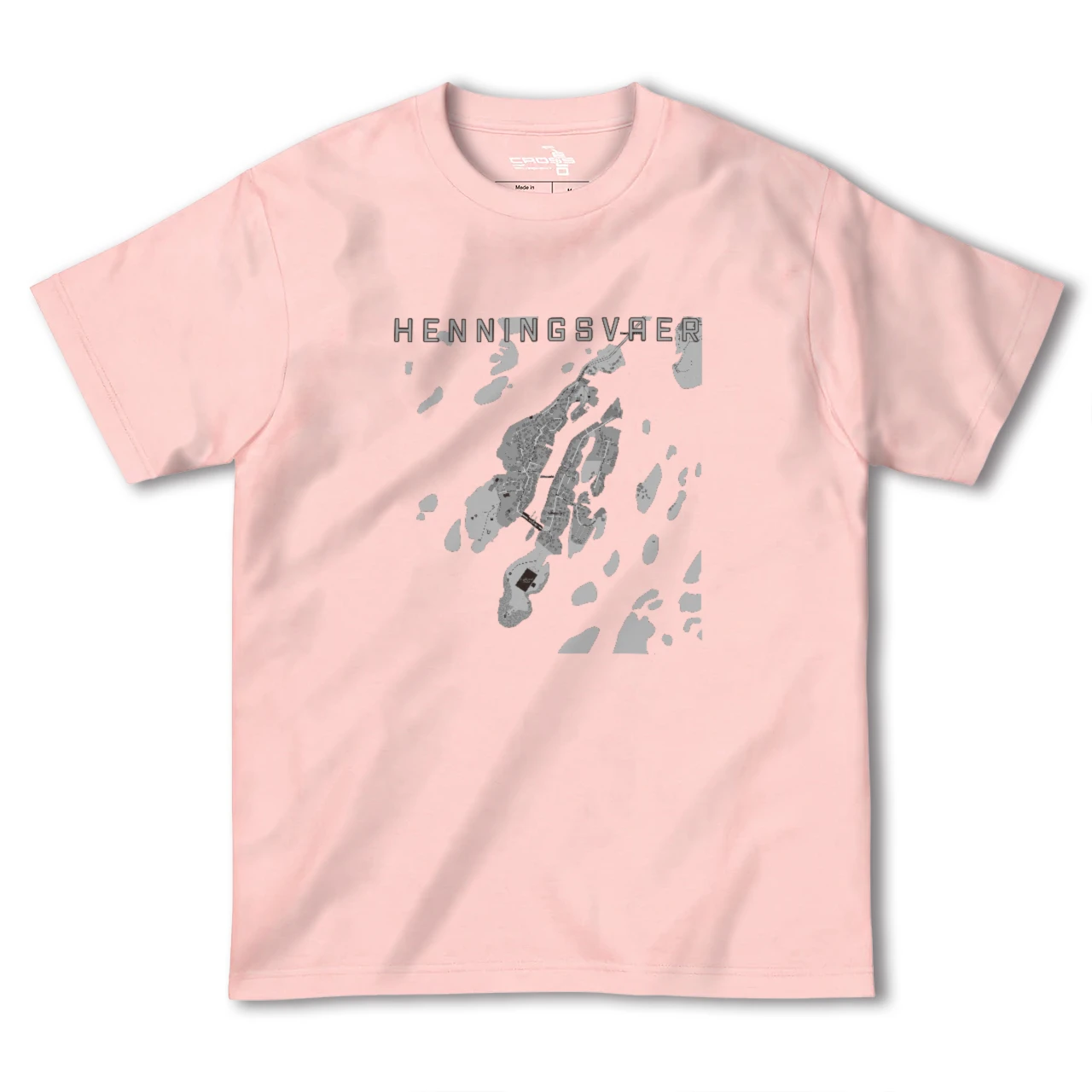 【ヘニングスヴァール(ノルウェー)】地図柄ヘビーウェイトTシャツ