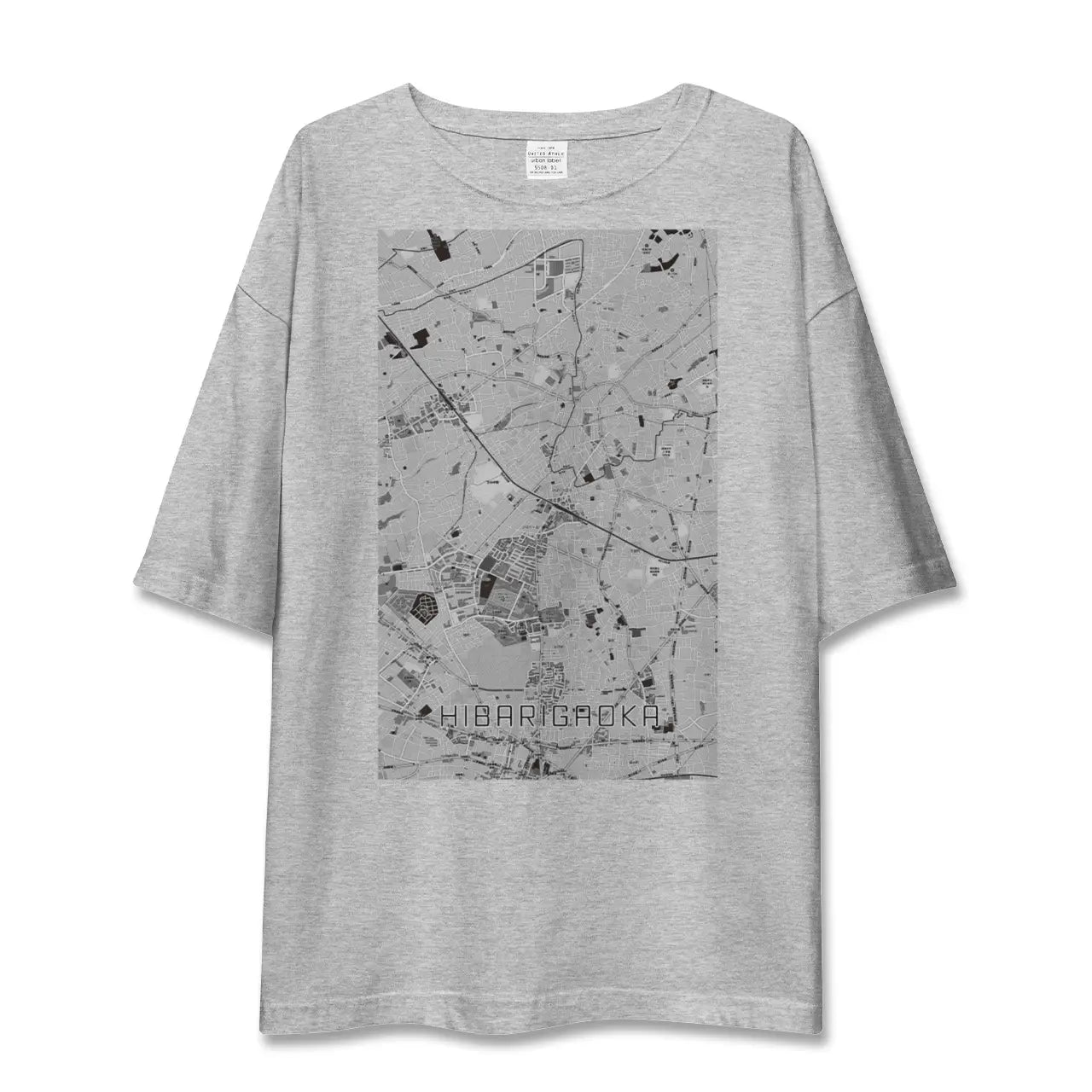 【ひばりヶ丘(東京都)】地図柄ビッグシルエットTシャツ