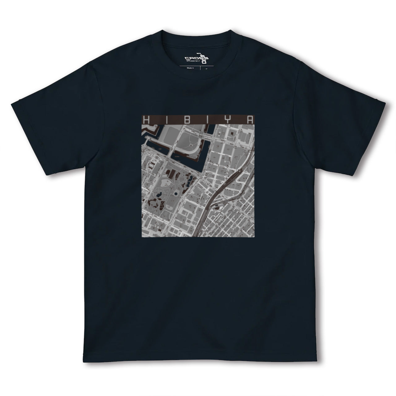 【日比谷(東京都)】地図柄ヘビーウェイトTシャツ