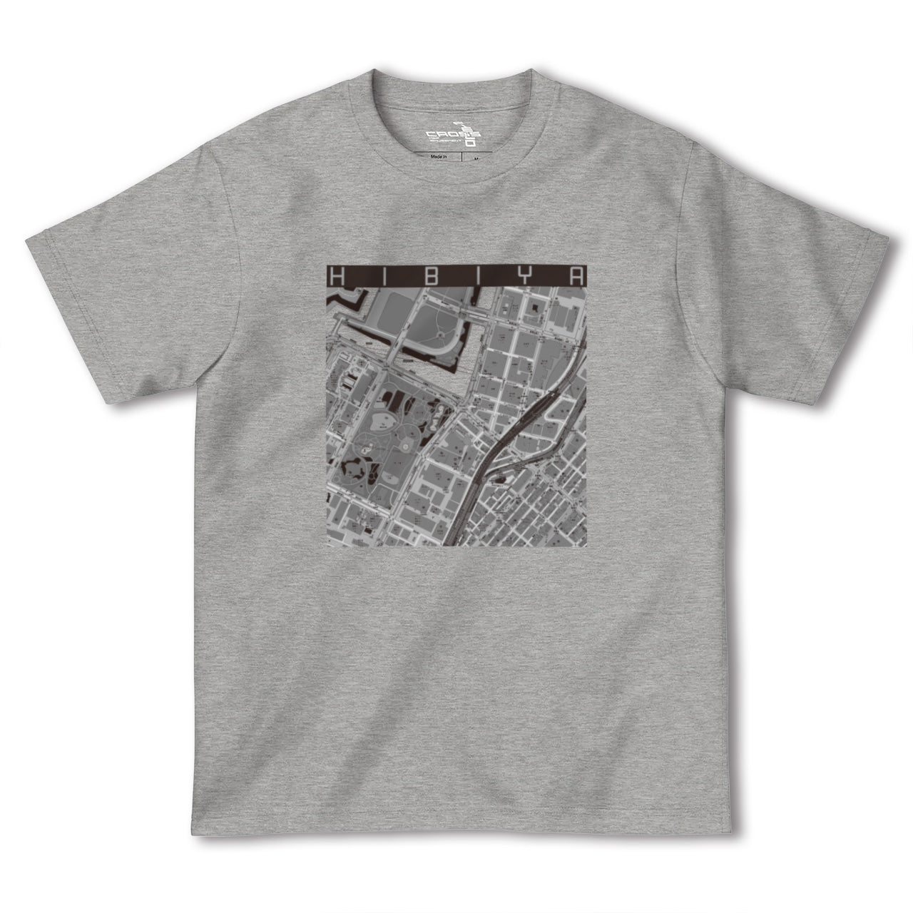 【日比谷(東京都)】地図柄ヘビーウェイトTシャツ