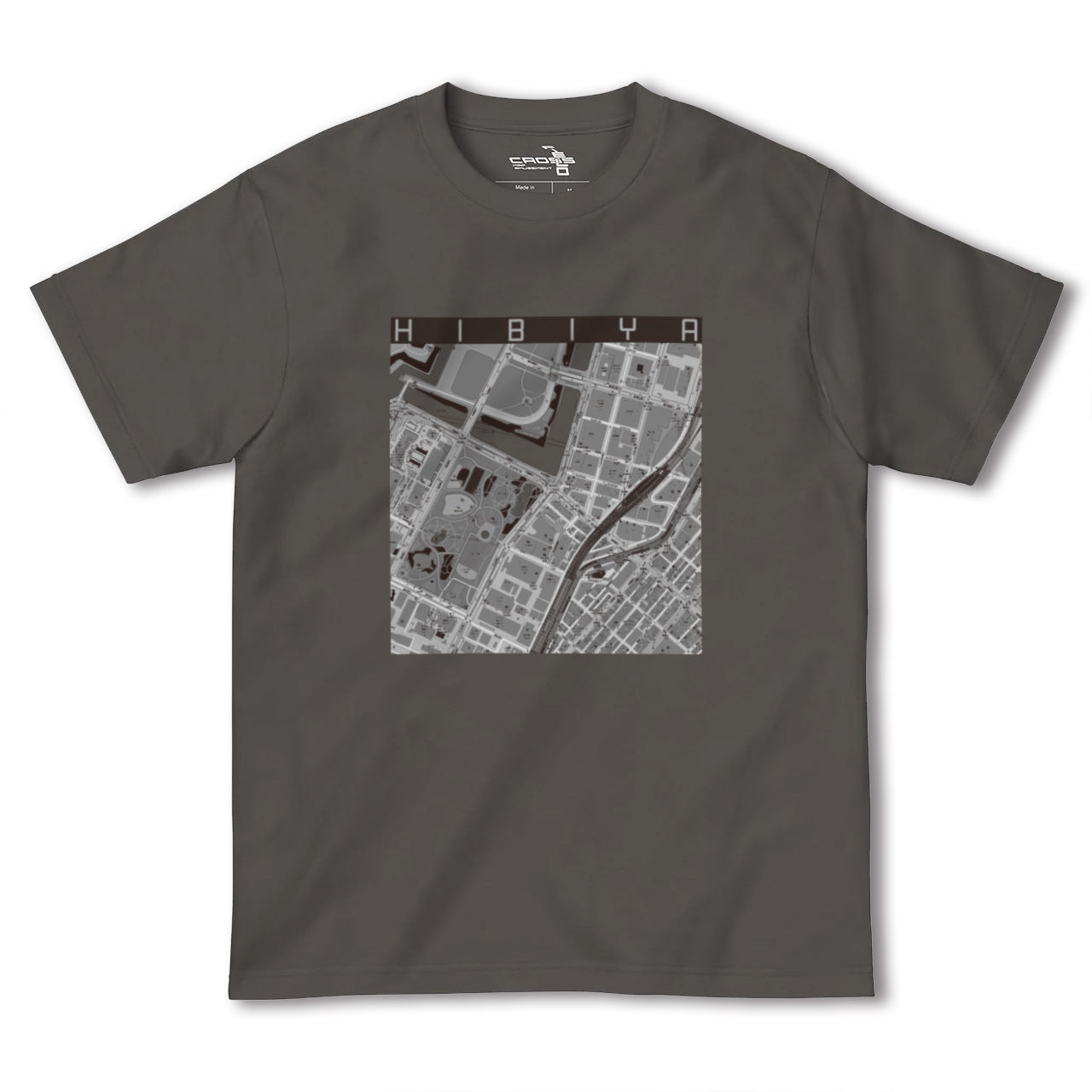 【日比谷(東京都)】地図柄ヘビーウェイトTシャツ