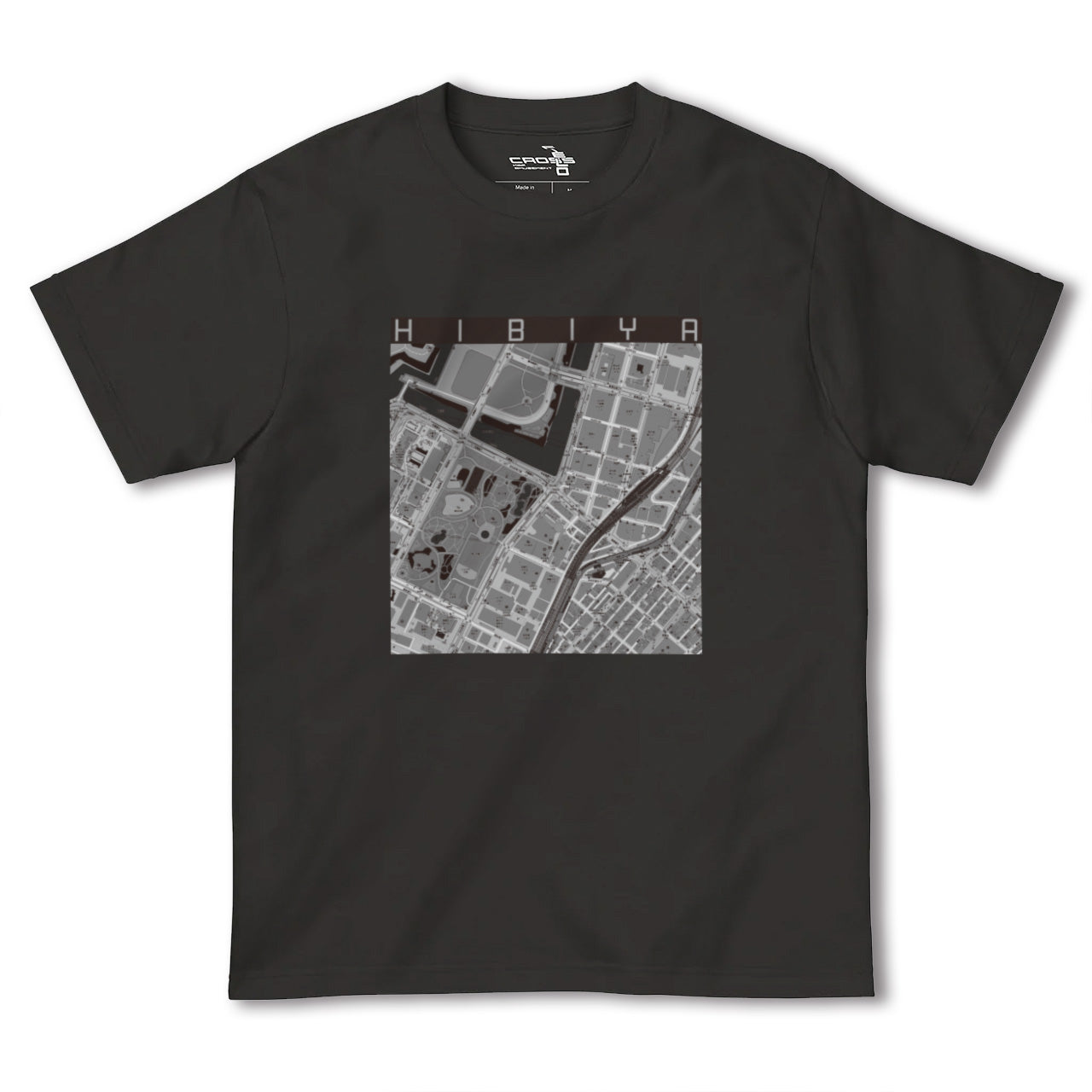 【日比谷(東京都)】地図柄ヘビーウェイトTシャツ