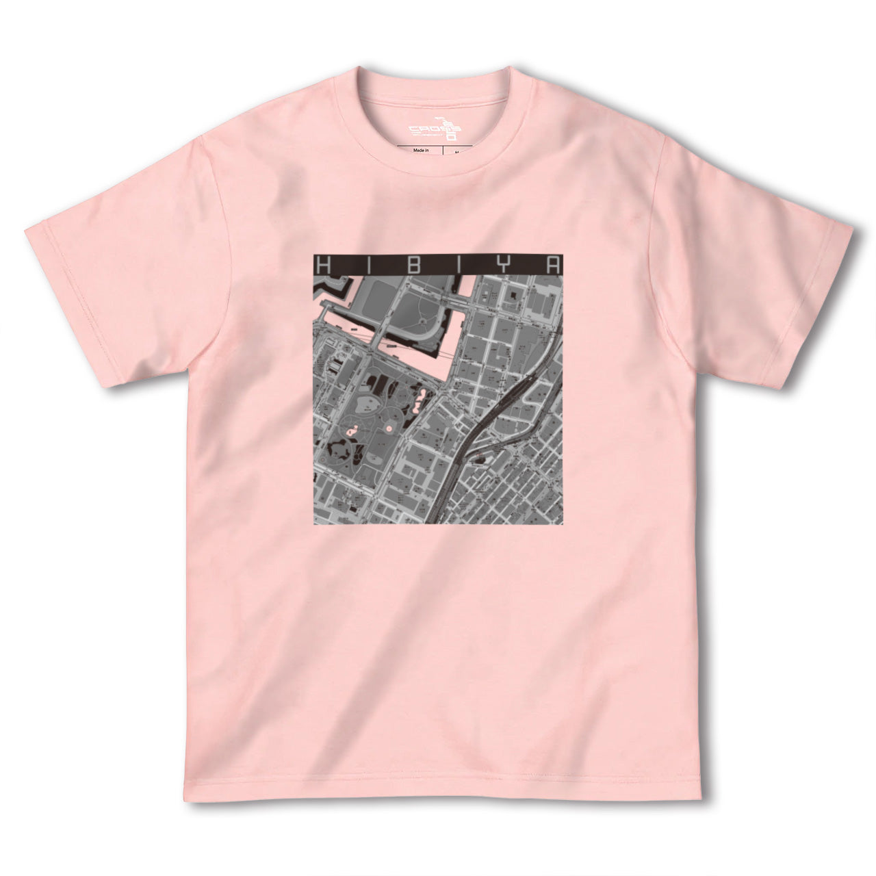 【日比谷(東京都)】地図柄ヘビーウェイトTシャツ