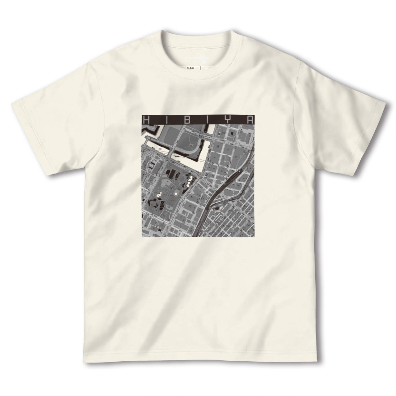 【日比谷(東京都)】地図柄ヘビーウェイトTシャツ