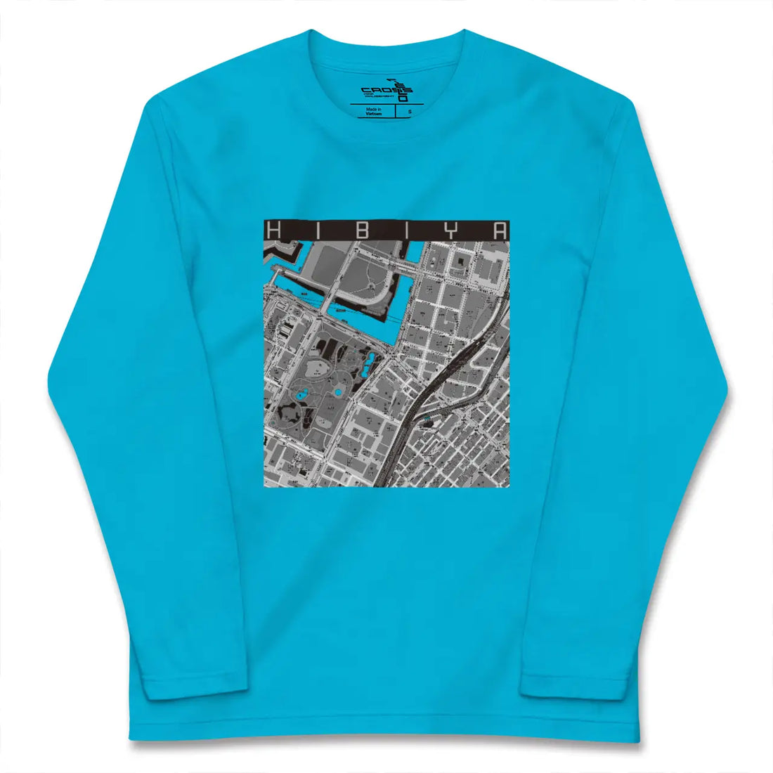【日比谷(東京都)】地図柄ロングスリーブTシャツ