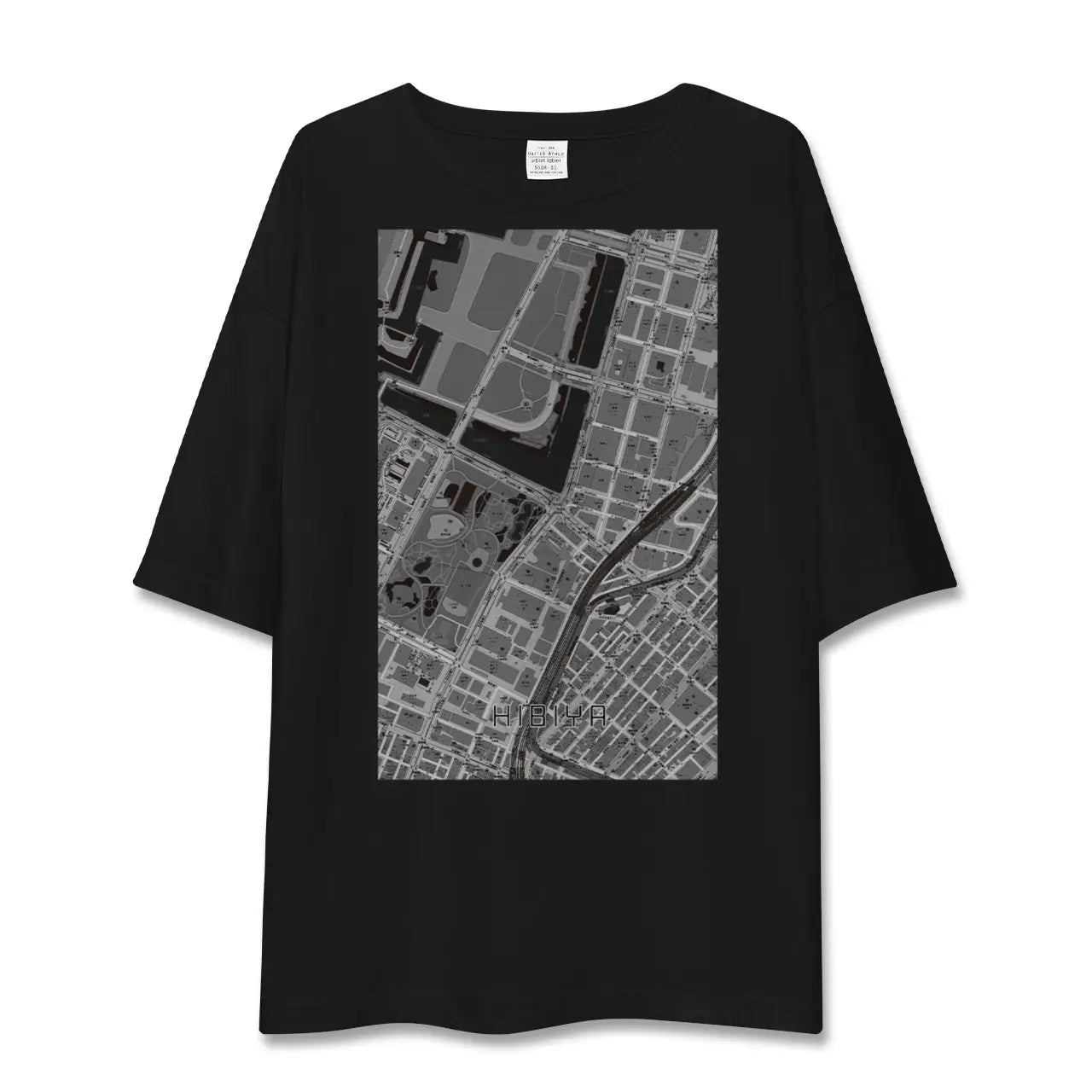 【日比谷(東京都)】地図柄ビッグシルエットTシャツ